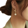 Shein Elegant Retro Style Bow And Pearl Earrings Perfect For Daily Fashion Or Valentines Day Gifts