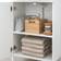 IKEA NYSJÖN Tvättställsskåp, vit, 50x83