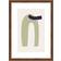 Nielsen Light Velino Wooden 42 x 59.4 cm With Abstract Poster Print and Protective Glass Front - Walnut Photo Frame 44.8x62.2cm
