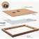 Nielsen Light Velino Wooden 42 x 59.4 cm With Abstract Poster Print and Protective Glass Front - Walnut Photo Frame 44.8x62.2cm