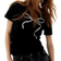 H&M Motif-detail T-shirt - Black