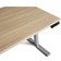 Ergoff Raise-Lower Oak Skrivbord 80x180cm