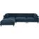 Wade Logan Multi Color Sectional 178 in Wide Sofa 133.5" 4pcs 4 Seater