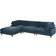 Wade Logan Multi Color Sectional 178 in Wide Sofa 133.5" 4pcs 4 Seater