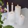 Olsen Home White 5 Pieces Including Remote Control White LED-lys 20cm 5stk