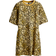 H&M Ladies Yellow Shoulder-pad T-shirt dress