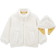 John Lewis Baby Borg Fleece Jacket and Hat, Cream