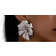Shein setpairs Irregular Geometric Flower With Pearl Inlay Vintage Statement Earrings For Women European And American Style