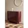 Ellos Skåp High Gloss Cabinet Röd Förvaringsskåp 100x76cm