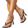 Shein Women Crocodile Embossed Toe Post Stiletto Heeled Sandals, Fashionable Thong Sandals For Summer