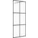vidaXL Duschvägg Med Klart ESG-Glas 80x195 cm Svart 800x1950mm