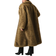 Shein New Autumn Winter Fashion Faux Fur Long Coat Elegant Lady Furry Parka Outerwear