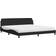 vidaXL Matelas Gris Clair 200x200 cm Velours
