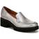 Naturalizer Cabaret Loafer Women's Silver Metallic Loafers Block Lug