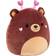 Squishmallows 10" Omar The Bear Officially Licensed Kellytoy Valentine's Day Plush Collectible Soft & Squishy Bear Stuffed Animal Toy Add to Your Squad Gift for Kids, Girls & Boys 10 Inch