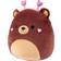 Squishmallows 10" Omar The Bear Officially Licensed Kellytoy Valentine's Day Plush Collectible Soft & Squishy Bear Stuffed Animal Toy Add to Your Squad Gift for Kids, Girls & Boys 10 Inch