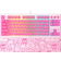 Razer Ornata V3 TKL Gaming Keyboard 8-Zone RGB Hello Kitty Friends Edition