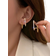Shein 1pair Simple Four-prong Setting Stud Earrings For Women