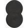 H&M Runde Tischsets 2er-Pack D38 Schwarz Platzdeckchen Schwarz (38x38cm)