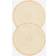 H&M Runde Tischsets 2er-Pack D38 Platzdeckchen Beige (38x38cm)