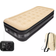 Crystals Single High Raised Inflatable Air Bed Mattress Airbed With Builtin Electric Pump