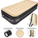 Crystals Single High Raised Inflatable Air Bed Mattress Airbed With Builtin Electric Pump