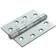 4fire Ball Bearing Hinge Polished 3mm FD130 pack of 3 Silver 3pcs 102x76mm