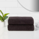 Threshold 2pk Quick Dry Ribbed Washed Bath Towel Black (137.2x76.2cm)