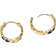 Shein pair Fashionable Simple Black OilDrop Heart Design Hoop Earrings Personality Jewelry Gift For Girls Party