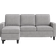 Lark Manor Aadvik Modern Standard Chaise 76.4" Sofa 77.6" 2pcs 3 Seater