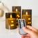 Olsen Home Glass Transparent LED-ljus 17.5cm 3st