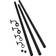 Rothley KMB3600I Black Indoor Handrail Kit 3 x 1.2m
