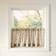 Dunelm Bees Café Style Unlined Slot Top Curtain 45x148cm