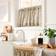 Dunelm Bees Café Style Unlined Slot Top Curtain 45x148cm
