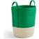 Dunelm Block Colour Large Emerald Basket 37cm 37cm