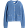 H&M Gerippter Cardigan - Blau