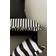 H&M i Bomuld med Flæser 40 x 60 Pudebetræk Sort, Hvid (60x40cm)