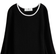 H&M Girls Black Rib-knit dress 6-8Y