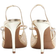 River Island Gold Diamante Sling Back Heeled Court Shoes - Women's - Gold