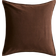 H&M Kuddfodral i Linmix 50x50 Mörkbrun Kuddöverdrag Brun (50x50cm)