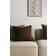H&M Kuddfodral i Linmix 50x50 Mörkbrun Kuddöverdrag Brun (50x50cm)