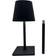 Genopladelig LED Sort Bordlampe 38cm