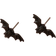 Shein Bat Design Stud Earrings