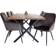 Ebuy24 Moss Essgruppe 2 7-teilig Tischgruppe 95x200cm 7Stk.