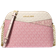 Michael Kors Jet Set Travel Medium Color-Block Signature Logo Crossbody Bag - Pink
