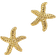 Shein Pair Geometric Pearl Starfish Stud Earrings