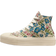 Converse White Chuck Taylor All Star Lift Platform Floral Tapestry High Top Sneakers - Egret/Nat Ivo/Blk