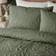 Serene Luana Set Dark Duvet Cover Green (230x220cm)