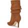 Nine West Slouch Dress Booties Dark Natural