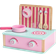Wood Little Vikbar Leksaksspis Rosa
